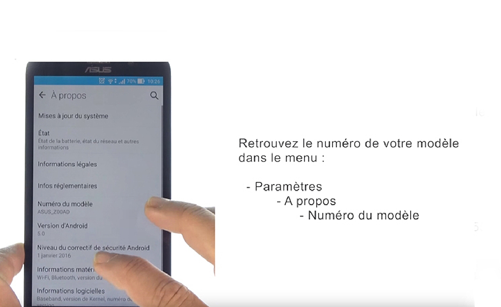 Changement d'écran (vitre+LCD) sur Zenfone 2 ZE550ML photo 1